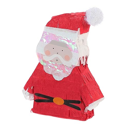 Alipis 2st Weihnachtspinata Formspielzeug Weihnachtsbaum Pinata Mini-spielzeug Mini-urlaub Piñatas Für Die Weihnachtsfeier Weihnachts-piñata-spielzeug Zum Zerschlagen Papier Rot von Alipis