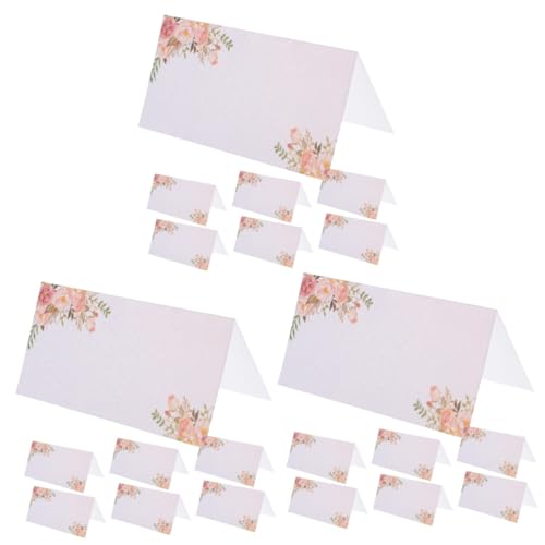 Alipis 3 Sätze Tischkarte Zur Hochzeit Nummer Des Hochzeitstisches Tischnummernkarten Sitzplatzkarte Für Die Hochzeit Hochzeits Einladung Platzkarten Kartentisch Papier 50 Stück * 3 von Alipis