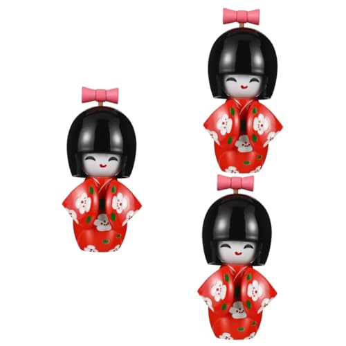 Alipis 3 Stück Japanische Kimono Puppe aus Holz Kunstvolle Japanische Dekoration für Zuhause Handgefertigte und Figur für Präsentation Traditioneller Kultur und Wohnaccessoire Alipis 3 Stück Japanische Kimono Puppe aus Holz Kunstvolle Japanische Dekoration für Zuhause Handgefertigte und Figur für Präsentation Traditioneller Kultur und Wohnaccessoire von Alipis
