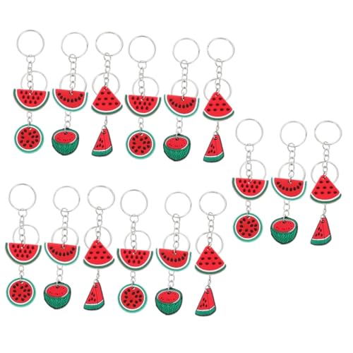 Alipis 30 Stk Schlüsselanhänger hochzeit dekoration schmuck Charme Schlüsselbund Wassermelonen-Handtaschenanhänger Mini-Wassermelone Wassermelonen- entzückender PVC von Alipis