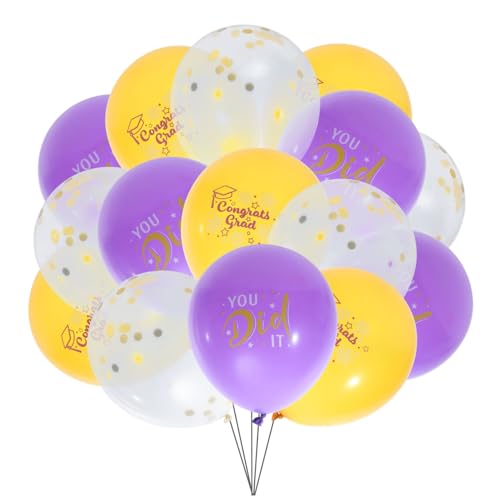 Alipis 36St Abschluss Ballon Party Dekorationen für Junggesellenabschiede Strauß Gänseblümchen Ballons fotografie zubehör Latexballons Ballonzubehör Ballon im Klassenzimmer Emulsion von Alipis