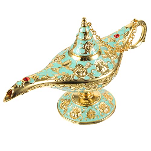 Alipis 4 Stück Aladins Lampe Arabische Wunschlampe Kostüm Lampe Lampenmodell Dekor graceling Gracy Vintage-Dekor Heimdekoration Lampendekore Lampendekorationen wünschen Zinklegierung von Alipis