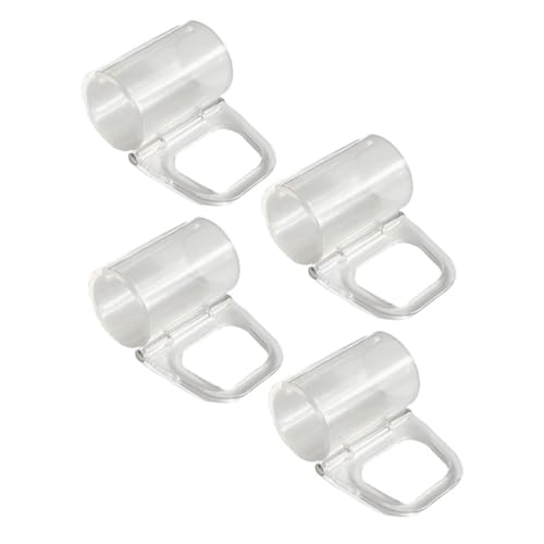 Alipis 4 Stück Ersatzclips Horizontale Klemme Volant Clips Für Jalousien Rollos Griffe Aus Kunststoff Vorhang Clips Rollo Zuggriffe Dekorative Gardinen Clips von Alipis