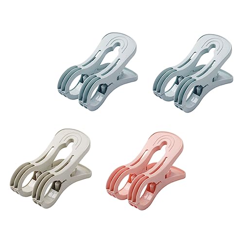 Alipis 4 Stück Quilt-Clip Fixed Clip kunststoffclips kleiderbüGel kleiderspange Dryer Rack Sockenständer Wäscheklammer Quiltnadel für den Haushalt zum Trocknen von Kleidung pp von Alipis