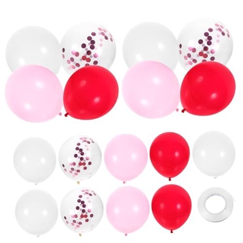 Alipis 40St valentinstag ballon Gänseblümchen Ballons Festdekoration Dekorationen Party Luftballons stanzen Latexballons valentinstag luftballons Valentinsballons Zierballons Emulsion von Alipis