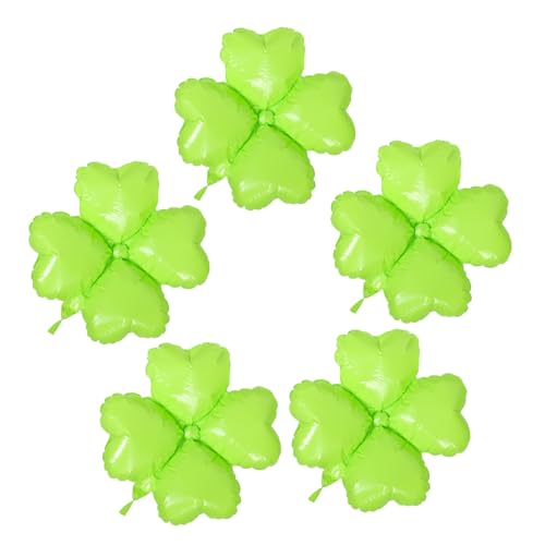 Alipis 5 Stk Ballon Mit Vierblättrigem Kleeblatt St Pattys Dekorationen St. Patricks Dekoration Kunsthandwerk Zum St. Patricks Day St. Patricks Day St. Patricks Vorräte Sport Green von Alipis