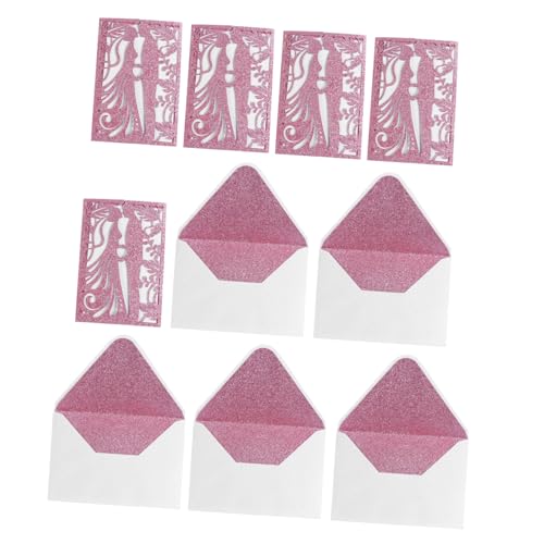 Alipis 5st Einladung Muttertagskarte Braut, Schärpe Zu Sein Braut Schärpe Umschlag Wachssiegel Stempel Brautjungfer Hochzeit Zukünftige Braut Handgemachte Party Rosa Papier von Alipis