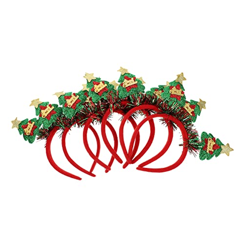 Alipis 6er Set Weihnachtsbaum Haarreif Festliche Haarschmuck Accessoires Für Weihnachten Xmas Tree Design Haarreifen Für Frauen Und ädchen Ideal Für Feiertagsfeiern Und Kostüme von Alipis