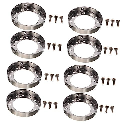 Alipis 8 Stk Metall Ring Anhänger Adapter für Lampenschirme dekoration schlafzimmer bedroom decor Teile von Beleuchtungskörpern Lampendekor ersetzen Abdeckring Zubehör schmücken Eisen von Alipis