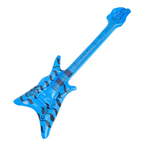 Alipis Aufblasbare Rock Musik Instrumente Schwimmbad Dekoration Party Aufblasbare Gitarrenstütze Neuheit Gitarre Sprengen Lichtschwert Verkaufsstand Prop-gitarre Aufblasbares Kostüm Pvc von Alipis