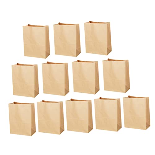 Alipis Braune Kraftpapier Brottüten Lebensmittelechte Papiertüten Für Takeaway Toast Hamburger Und Snacks Ideal Für Catering Und Verpackung von Alipis