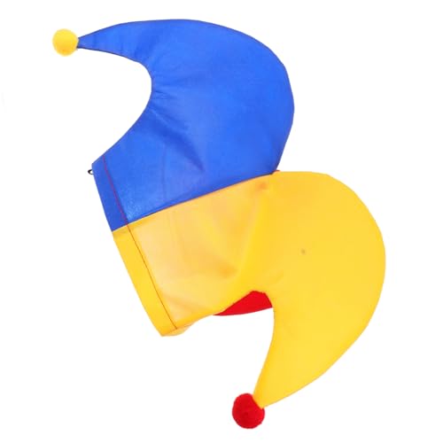 Alipis Clown-Hut lustige Bucket Hats Clownmützen für Erwachsene Clown-Party-Mütze Clown-Cosplay-Zubehör Melone Lustiger Hut Einzigartiger Hut Clown-Kopfschmuck Zirkushüte für Damen Stoff von Alipis