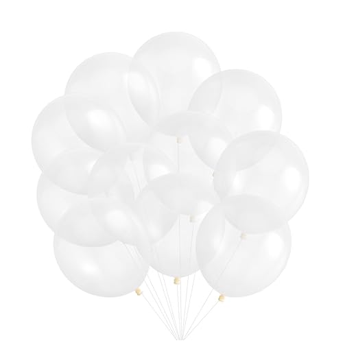 Alipis Dicke Transparente Luftballons Leuchtenden Farben Runde Ballons Für Geburtstagsfeiern Hochzeiten Gartenpartys Und Weitere Anlässe von Alipis