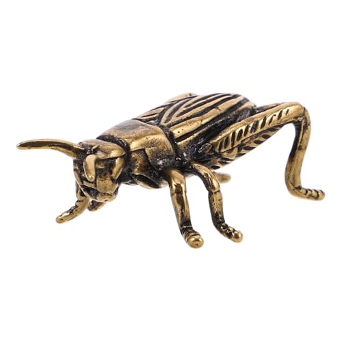 Alipis Einzigartige Vintage Cricket Kreatur Ornamente Messing Crickets Glück Tier Figur Für Tisch Schreibtisch von Alipis