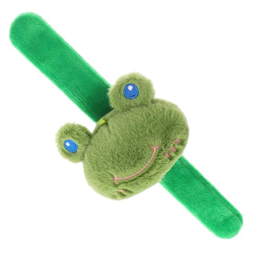 Alipis Frosch-armband Armband Mit Tieren Mini-kuscheltiere Frosch-gastgeschenke Ausgestopfte Tierarmbänder Armband Plüschtier Schmiedearmbänder Schnapparmbänder Kinder Green Pp Baumwolle von Alipis