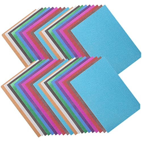 Alipis Glitzer Bastelpapier A4 Gemischten Farben Selbstklebendes Glitzerpapier Für DIY Handwerksprojekte Kartenherstellung Und Kreative Bastelideen von Alipis