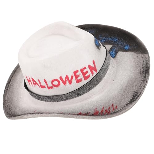 Alipis Halloween dekorativer Partyhut Cowboy Hüte Hutstütze damenmützen frauenmützen hats for men women's hats & caps Hutschachtel Kappen Festivalhut Kostüm Hut Polyester Colorful von Alipis