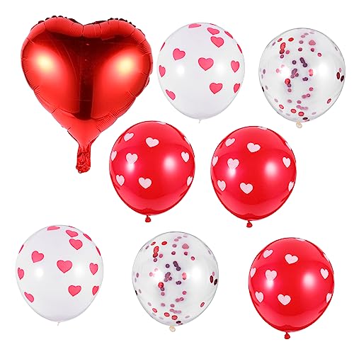 Alipis Hochzeit Tag Ballon Decor 10 Stücke Herz Geformt Ballons Dekorationen Ballon Set Feier von Alipis