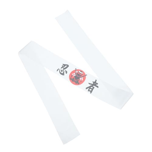 Alipis Japanisches Kopftuch Stirnband Karate Stirnband Bandanas Japanisches Haarband Ninja Partygeschenke Koch Kopfbedeckung Stirnband Stoff Stirnband Dekorative Koch von Alipis