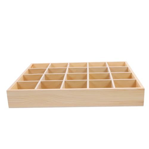 Alipis Kasten Kosmetik-displaybox Sammlerstücke Fall Flacher Schubladen-organizer Teile Schmuck Korb Schuhschrank Miniatur Kommode Körbe Veranstalter Make-up-organizer Holz von Alipis