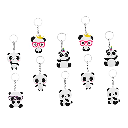 Alipis Niedliche Panda Schlüsselanhänger Cartoon Panda Für Taschen Kreative Schlüsselanhänger Als Und Accessoires Für Und Panda Liebhaber von Alipis