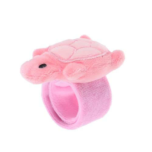 Alipis Plüschpuppenarmband Paare Armbänder fünffarbige Armbänder Werkzeugsitz Zusatzsitz Schildkröte Lockeres Armband Partyzubehör Slap-Armband-Dekoration PP Baumwolle Rosa von Alipis