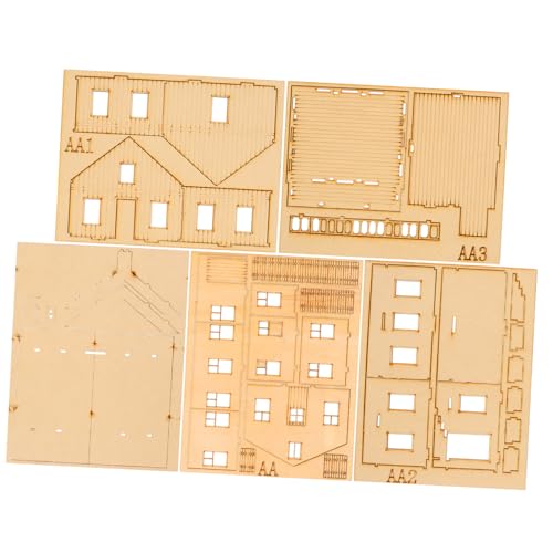 Alipis Puzzle-Holzmodell für Holzpuzzle Lernspielzeug holzbausatz puzzlespiel Puzzlematte mechanisches 3D-Puzzle mechanische Modellbausätze für Erwachsene hölzern Golden von Alipis