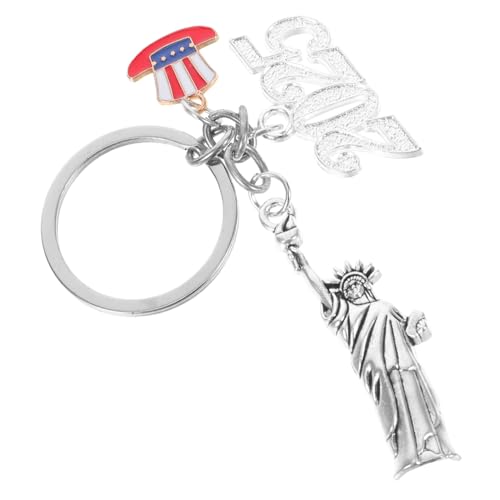 Alipis Schlüsselanhänger Freiheitsstatue Keychian Amerikanische Souvenirs Dekoration Der Freiheitsstatue Schlüsselbunddekor Rucksack-charm- Hängende Taschenverzierung Metall von Alipis