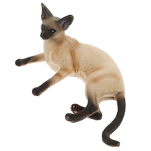 Alipis Simulation Katzen Ornamente Miniatur-katzenfigur Katzen-kuchenaufsatz Kleine Katzenskulptur Kätzchen-Modell Simuliertes Katzenmodell Katzenschmuck Kleine Katzenfigur Plastik von Alipis