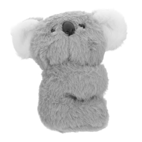 Alipis Stofftier-Armband Koala-Figur Kopfbedeckungen Für Fahrer Handpuppe Koala-quetschspielzeug Palmenfreunde Koala-Rucksack Elektronisches Bärenspielzeug Kawaii Kissen Grey Plüsch von Alipis