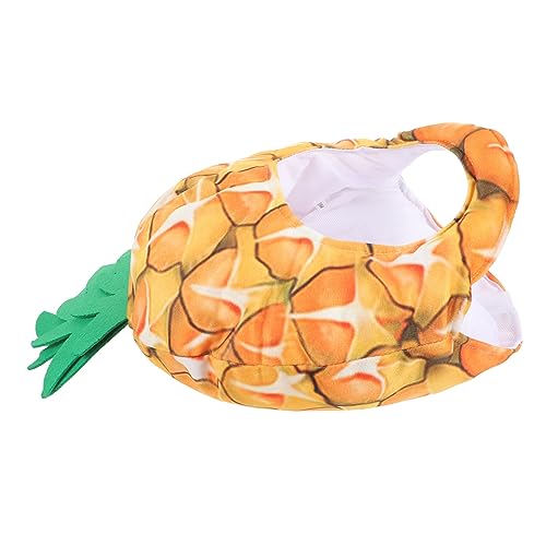 Alipis Süßer Plüschfruchthut Lustiger Obsthut Aus Plüsch Frucht-partyhüte Vintage Trucker-mütze Glitzerhut Essenskostümhüte Babymützen Ananas-kostümhut Baseball Kappe Yellow Pp Baumwolle von Alipis