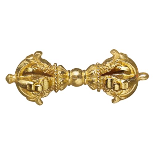 Alipis Vajra-Anhänger Wandnadel-Organizer Niedlich Tür Merch Dekoration schlüsselanhänger Bag Charm Geschenkidee basteln bastelset dekorativ schmückt Vajra-Pistill-Handwerk Kupfer Golden von Alipis