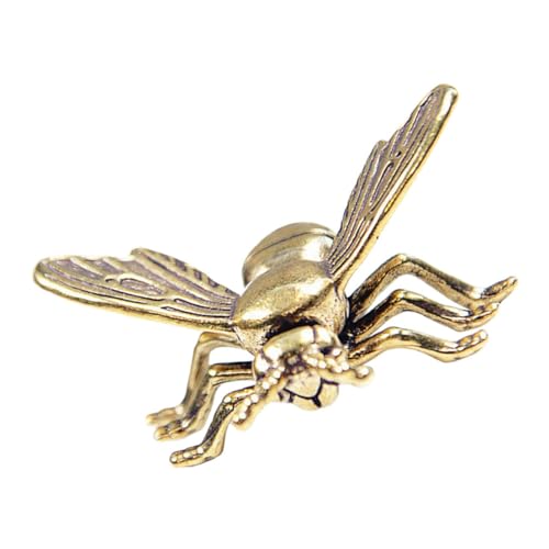 Alipis Miniatur Schmuck Bee Ornament Bee Party Dekorationen Realistische Statue Kupfer Bee Handwerk von Alipis