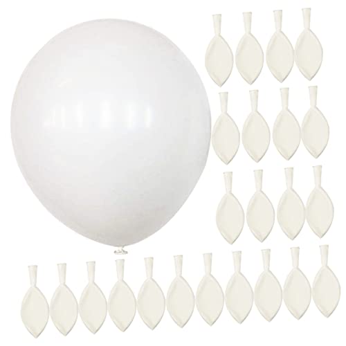 Alipis Weiße Latexballons Hochwertige Mattierte Ballons Für Hochzeit Geburtstag Und Partys Dekorative Luftballons Für Ballonbögen Und Feierlichkeiten von Alipis