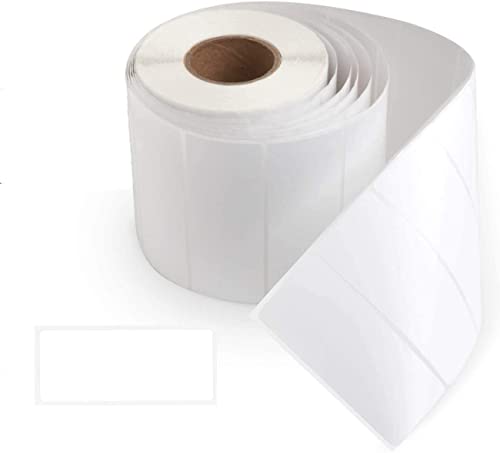 1 Roll 250 Thermische Adressaufkleber 89x36mm，Aufkleber Etiketten für Thermodrucker Selbstklebend Klebeetiketten zum Beschriften für Desktopdrucker, selbstklebend, glänzend- Weiß von Alitamei