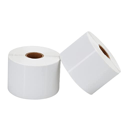 1000 Etiketten Selbstklebend 60x30mm Adressetiketten Haushaltsetiketten Tiefkühletiketten Aufkleber Zum Beschriften für Büro Küche und Marmelade (2000 Etiketten/2 rolls) von Alitamei