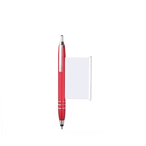 Allbestop Cheat Pens Cheat Gadgets Stift mit Spickzettel Cheat Gadgets Schule Kugelschreiber mit Spickzettel Kugelschreiber für Schule Büro Geschäft 1ml Schräger Federhalter (Red, One Size) von Allbestop