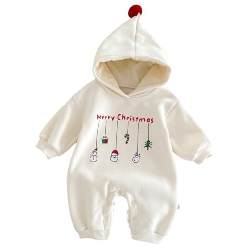 Allbestop Erstes Weihnachten Baby,WeihnachtsMütze Baby Baby Christmas Outfit Boy Halloween Kostüm Baby Weihnachtsoutfit Weihnachts Party Kleidung Set Schneeanzug Puppe von Allbestop