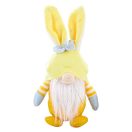 Allbestop Osterdeko Wichtel,Ostern Plüsch Zwerg Hase Deko Tischdekoration Für Tischdekoration Deko Osterdekoration Frühling Plüsch Bunny Tischdeko Osterzwergpuppe Stoff von Allbestop