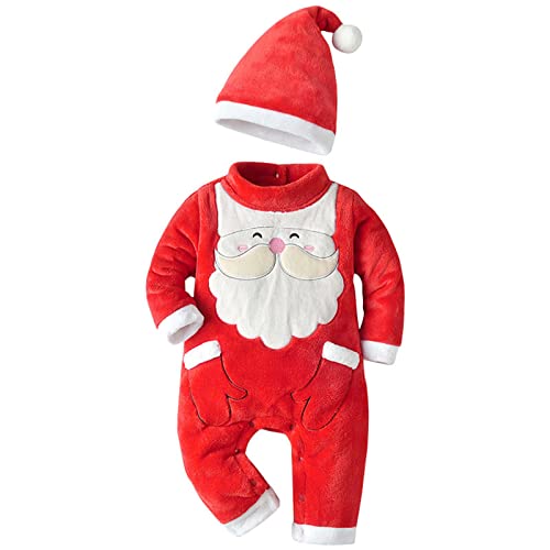 Allbestop Weihnachten Baby Outfit Junge,Baby Kleidung Weihnachten Eltern-Kind Outfit WeihnachtsKostüm Kinder Weihnachtsoutfit Junge Cosplay Baby Christmas Outfit Set Schneeanzug Puppe von Allbestop