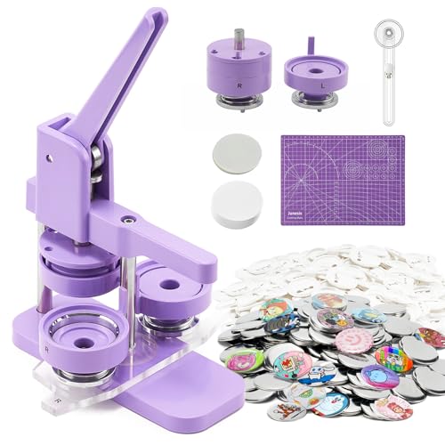 Alldeer Button-Maker-Maschine (lila, 32 mm) von Alldeer