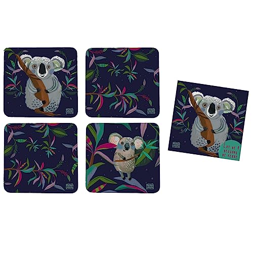 Allen Designs - Dekorative Spannung Set 4 Koala Abdeckungen von Allen Designs