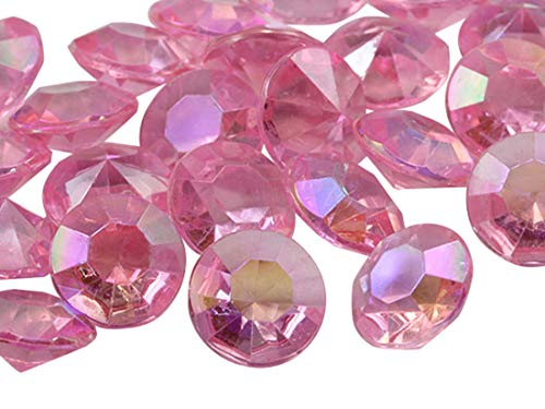 Allstarco Acryl-Konfetti, 20 mm, Rosa, 25 Karat, Acryl-Konfetti, AB-Beschichtung für Tischstreuung, Hochzeitsdekorationen, Vasenfüller, 50 Stück Allstarco Acryl-Konfetti, 20 mm, Rosa, 25 Karat, Acryl-Konfetti, AB-Beschichtung für Tischstreuung, Hochzeitsdekorationen, Vasenfüller, 50 Stück von Allstarco