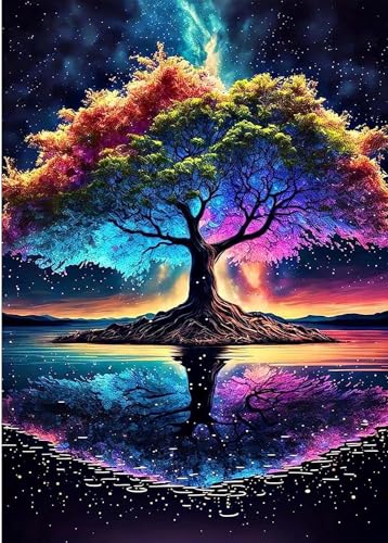 Alluring Diamond Painting, Diamant Painting Bilder 5D DIY Diamond Painting Malerei Erwachsene Kinder Vollbild Malen Nach Zahlen Diamant Painting für Wand Dekor 30x40cm von Alluring