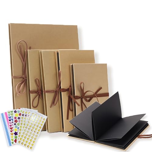 Fotoalbum Zum Selbstgestalten Alluring DIY Schwarze Seiten Fotobuch Scrapbook Fotoalbum zum Einkleben Scrapbook Set Photo Album Familie Fotos Baby Valentinstag Geburtstag Jahrestag Geschenk von Alluring