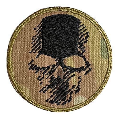 Ghost Recon Wildlands Skull Patch OCP – lustige taktische Militär-Moral bestickt Patch Hakenverschluss Rückseite (Camouflage) von Almost SGT
