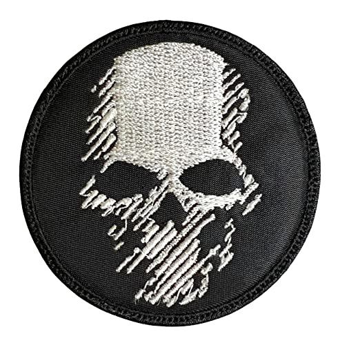 Ghost Recon Wildlands Totenkopf-Logo – lustiger, taktischer Militärmoral, bestickter Aufnäher, Hakenverschluss auf der Rückseite von Almost SGT