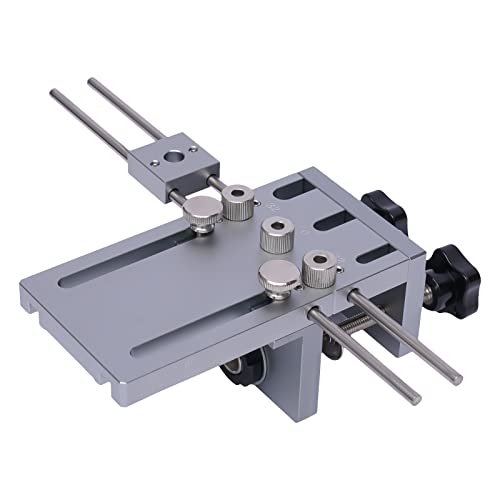 Bohrschablone,Lochsuchgerät,Bohrerhülsen,Lochöffner,Bohrhilfe 6/8/10mm Dübelhilfe Bohrlehre aus 6061 Aluminium Legierung,Pocket Hole Jig,Dowel Jig Dübelvorrichtung für DIY-Tischlerei-Projekt von Alnemy