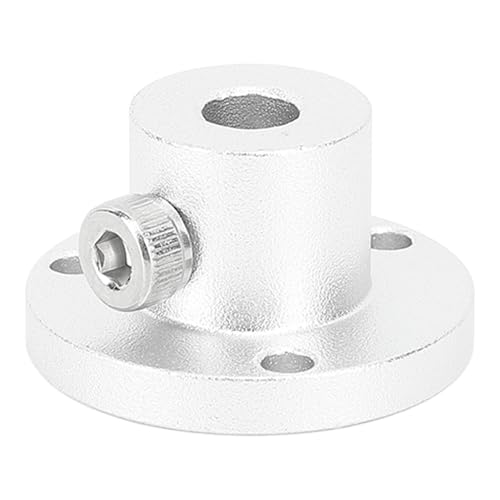 Alomejor 6 Mm Universal-Aluminium-Nabenmotorwellenkupplung, Silberfarben, 60 Mm Rad 14144 mit Befestigungsschrauben von Alomejor