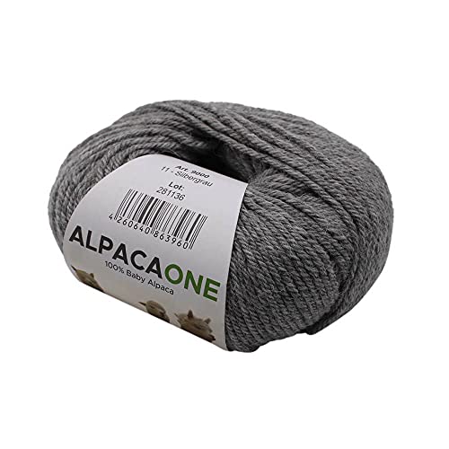 Wolle Knäuel 100% Baby Alpaka 50g-112m 4-4,5 Nadelstärke Nm 4/9 Strick-Häkel Garn von AlpacaOne